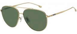 Lunettes de soleil - BOSS Hugo Boss - BOSS 1296/F/S - AOZ (QT) MATTE GOLD // GREEN