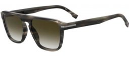 Gafas de Sol - BOSS Hugo Boss - BOSS 1599/S - 2W8 (9K) GREY HORN // GREEN GRADIENT