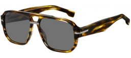 Gafas de Sol - BOSS Hugo Boss - BOSS 1718/S - KVI (2K) STRIPED BROWN // GREY ANTIREFLECTION