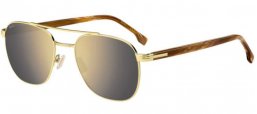 Gafas de Sol - BOSS Hugo Boss - BOSS 1723/S - T5U (JO) GOLD BROWN HORN // GREY BRONZE MIRROR