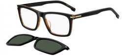 Gafas de Sol - BOSS Hugo Boss - BOSS 1726/G/CS - 05K (UC) BLACK STRIPED // CLEAR + CLIP ON GREEN POLARIZED