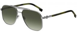 Gafas de Sol - BOSS Hugo Boss - BOSS 1743/S - XYG (8Z) RUTHENIUM GREEN // GREEN GRADIENT ANTIREFLECTION