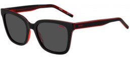 Lunettes de soleil - HUGO Hugo Boss - HG 1248/S - OIT (IR) BLACK RED // GREY