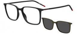 Monturas - HUGO Hugo Boss - HG 1270/CS - 807 (IR) BLACK // + CLIP ON GREY BLUE