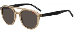 Gafas de Sol - HUGO Hugo Boss - HG 1305/S - HDA (IR) BEIGE BLACK // GREY