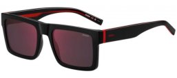 Gafas de Sol - HUGO Hugo Boss - HG 1314/S - 807 (AO) BLACK // RED MIRROR