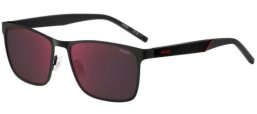 Gafas de Sol - HUGO Hugo Boss - HG 1328/S - 003 (AO) MATTE BLACK // RED MIRROR