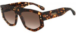 Gafas de Sol - Isabel Marant - IM 0154/S - 086 (HA) DARK HAVANA // BROWN GRADIENT