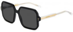 Sunglasses - Isabel Marant - IM 0163/S - 2M2 (IR) BLACK GOLD // GREY