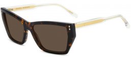 Lunettes de soleil - Isabel Marant - IM 0197/S - 086 (70) HAVANA // BROWN