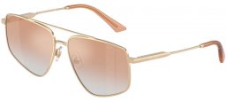 Gafas de Sol - Jimmy Choo - JC4011 - 30060G  PALE GOLD // CLEAR GRADIENT ORANGE