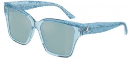 Gafas de Sol - Jimmy Choo - JC5003 - 50387C  TRANSPARENT SKY BLUE GLITTER // LIGHT BLUE MIRROR