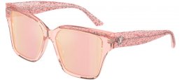 Gafas de Sol - Jimmy Choo - JC5003 - 5039/Z TRANSPARENT PINK GLITTER // PINK MIRROR GOLD