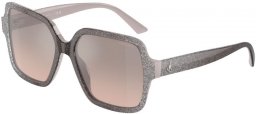 Lunettes de soleil - Jimmy Choo - JC5005 - 50426I  SAND GRADIENT GLITTER // BROWN GRADIENT GREY MIRROR