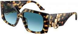 Gafas de Sol - Jimmy Choo - JC5006U - 500419  YELLOW HAVANA // BLUE GRADIENT