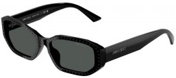 Gafas de Sol - Jimmy Choo - JC5021BU - 501787  JET BLACK CRYSTAL // DARK GREY