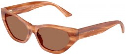 Gafas de Sol - Jimmy Choo - JC5022B - 505573  HAVANA GLITTER BROWN STRIPED // DARK BROWN