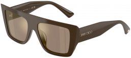 Gafas de Sol - Jimmy Choo - JC5026U - 50605A  CAPER GREEN // LIGHT BROWN MIRROR GOLD