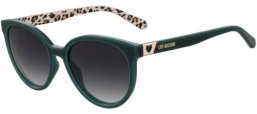 Sunglasses - Love Moschino - MOL041/S - SK8 (9O) ANIMALIER GREEN // DARK GREY GRADIENT