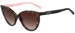 Sunglasses - Love Moschino - MOL043/S - 086 (HA) DARK HAVANA // BROWN GRADIENT