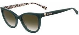 Gafas de Sol - Love Moschino - MOL072/S - 8HC (9K) PATTERNED GREEN // GREEN GRADIENT