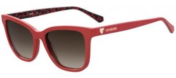 Gafas de Sol - Love Moschino - MOL078/S - 0HZ (HA) RED PATTERNED BLACK // BROWN GRADIENT