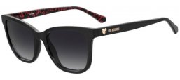 Gafas de Sol - Love Moschino - MOL078/S - INA (9O) BLACK PATTERNED BLACK // DARK GREY GRADIENT