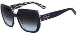 Gafas de Sol - Love Moschino - MOL082/S - 07W (9O) BLUE PATTERNED GREY // DARK GREY GRADIENT