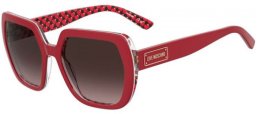 Gafas de Sol - Love Moschino - MOL082/S - SSC (HA) RED PATTERNED RED // BROWN GRADIENT