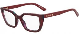 Monturas - Love Moschino - MOL656 - LHF BURGUNDY