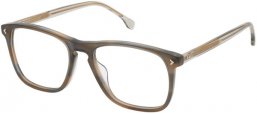 Monturas - Lozza - VL4332 - 0VBQ  TRANSPARENT STRIPED BROWN