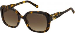 Gafas de Sol - Marc Jacobs - MARC 625/S - 086 (HA) DARK HAVANA // BROWN GRADIENT