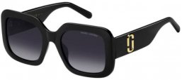 Gafas de Sol - Marc Jacobs - MARC 647/S - 08A (WJ) BLACK GREY // GREY GRADIENT POLARIZED