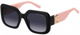 Gafas de Sol - Marc Jacobs - MARC 647/S - 3H2 (9O) BLACK PINK // DARK GREY GRADIENT