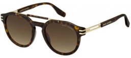 Gafas de Sol - Marc Jacobs - MARC 675/S - 086 (HA) DARK HAVANA // BROWN GRADIENT