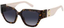 Gafas de Sol - Marc Jacobs - MARC 724/S - XLT (9O) HAVANA BEIGE // DARK GREY GRADIENT