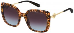 Gafas de Sol - Marc Jacobs - MARC 727/S - H7P (98) PATTERNED HAVANA // BROWN GRADIENT TEAL