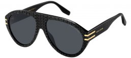 Gafas de Sol - Marc Jacobs - MARC 747/S - 03L (IR) PATTERNED BLACK GREY // BLUE GREY