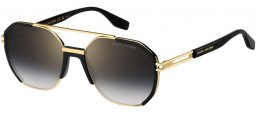 Gafas de Sol - Marc Jacobs - MARC 749/S - RHL (FQ) GOLD BLACK // GREY GRADIENT GOLD MIRROR