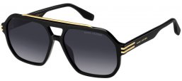 Gafas de Sol - Marc Jacobs - MARC 753/S - 807 (9O) BLACK // DARK GREY GRADIENT