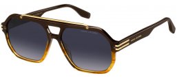 Gafas de Sol - Marc Jacobs - MARC 753/S - EX4 (9O) BROWN HORN // DARK GREY GRADIENT