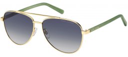 Gafas de Sol - Marc Jacobs - MARC 760/S - PEF (GB) GOLD GREEN // GREY GRADIENT AZURE