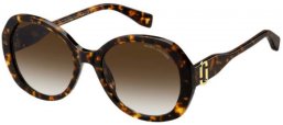 Gafas de Sol - Marc Jacobs - MARC 763/S - 086 (HA) HAVANA // BROWN GRADIENT