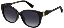 Gafas de Sol - Marc Jacobs - MARC 791/F/S - 807 (9O) BLACK // DARK GREY GRADIENT