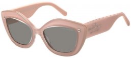 Gafas de Sol - Marc Jacobs - MARC 800/S - 3DV (IR) CRYSTAL PINK // GREY