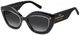 Gafas de Sol - Marc Jacobs - MARC 800/S - MNG (9O) CRYSTAL BLACK // DARK GREY GRADIENT