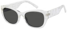 Gafas de Sol - Marc Jacobs - MARC 807/S - 900 (IR) TRANSPARENT // GREY