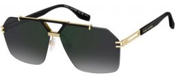 Gafas de Sol - Marc Jacobs - MARC 837/S - RHL (NU) GOLD BLACK // GREY GRADIENT GREEN MIRROR