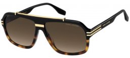 Gafas de Sol - Marc Jacobs - MARC 840/S - W4A (HA) BLACK GRADIENT HAVANA // BROWN GRADIENT