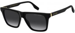 Gafas de Sol - Marc Jacobs - MARC 847/S - 807 (9O) BLACK // DARK GREY GRADIENT